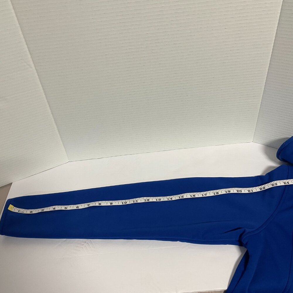 Reebok Full Zip Fleece Jacket Bright Blue Size XS - Picture 12 of 12